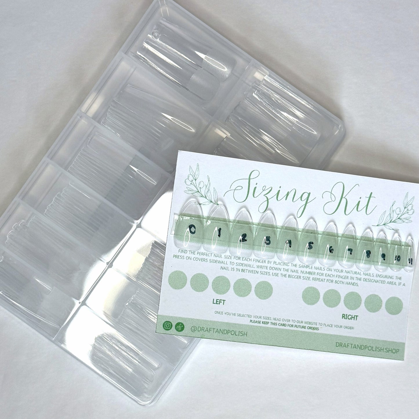 Press-On Nail Sizing Kit